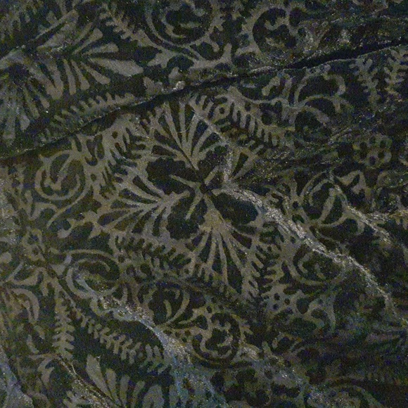 Black Milk Burned Velvet skater skirt - Picture 4 of 6